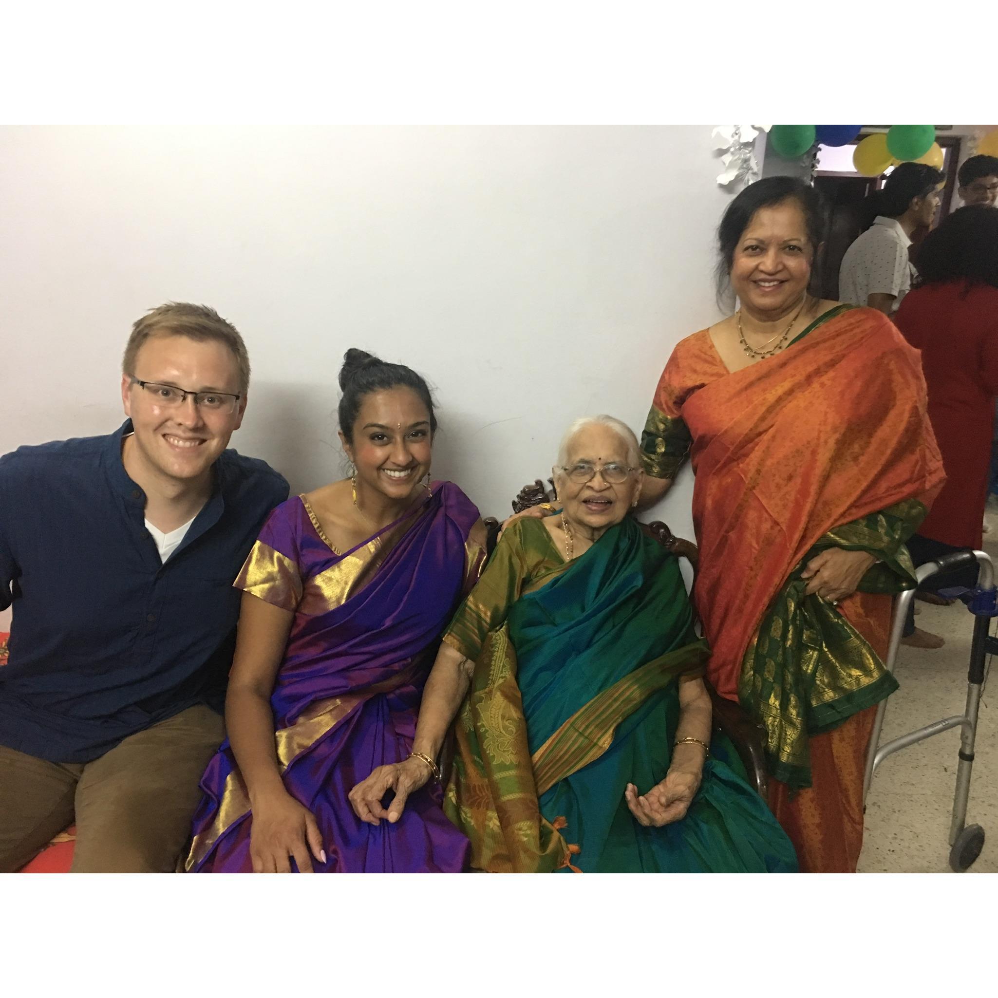 Visiting Dodda at her home in Bangalore. December 2018