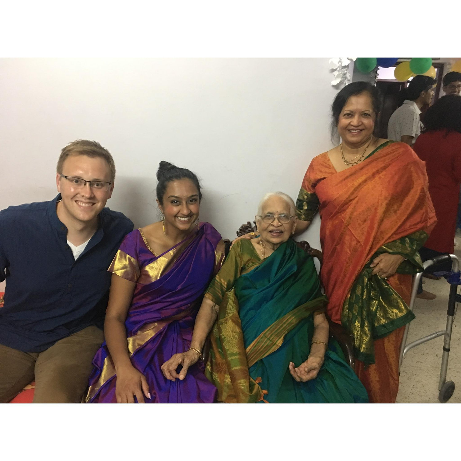 Visiting Dodda at her home in Bangalore. December 2018