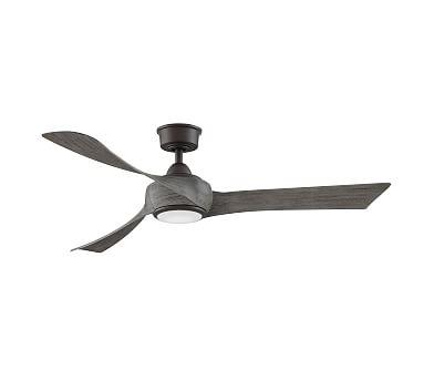 Wrap Indoor/Outdoor Ceiling Fan, Matte Griege 44" with LED Light