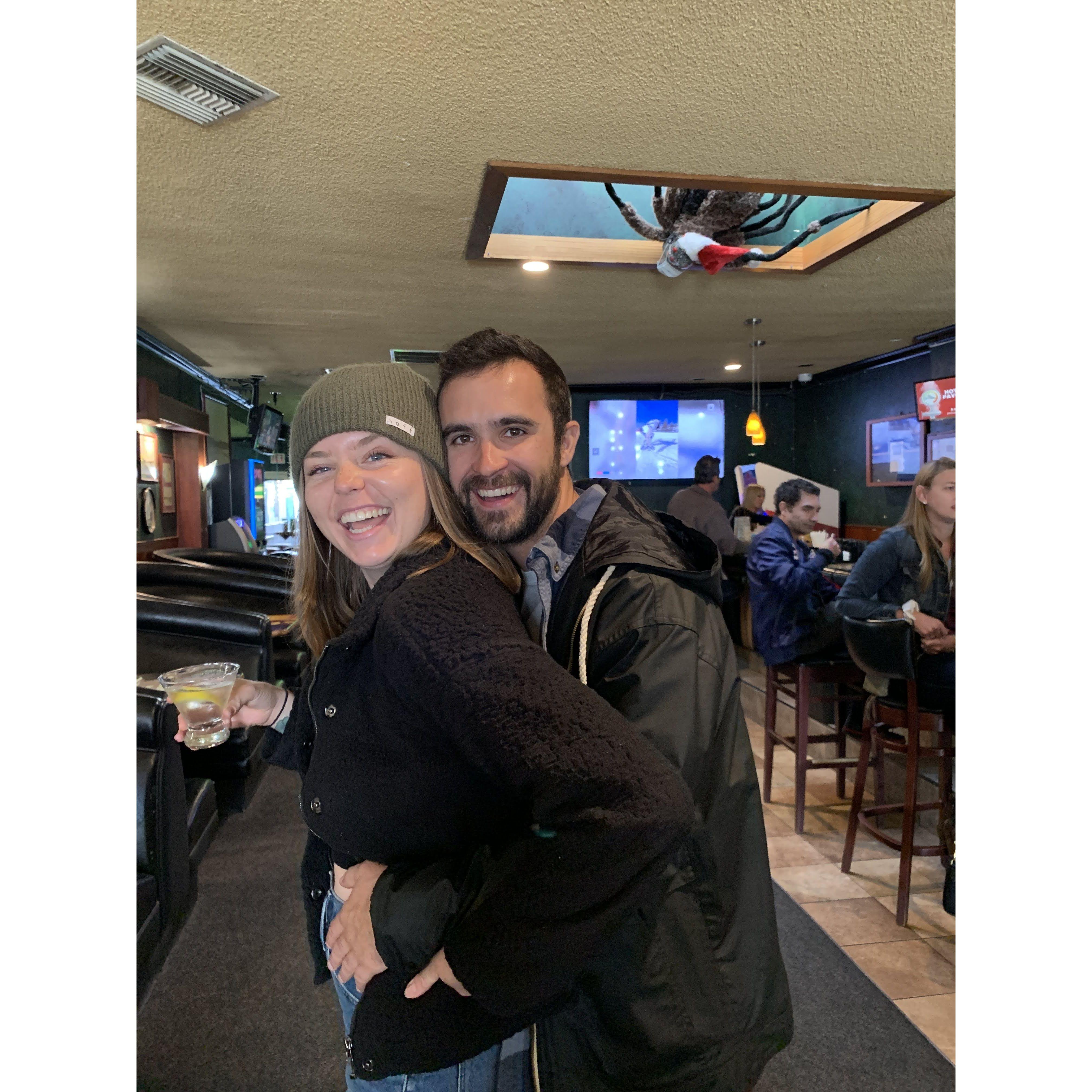 OB Bar Crawl with the Huschles.