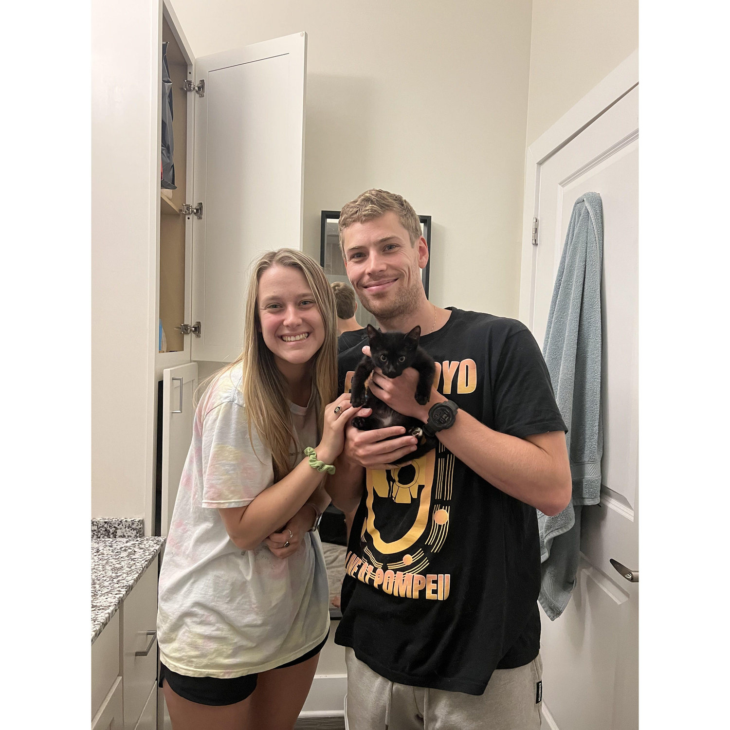 Saving our first cat! Found Pinot a great home July 2023