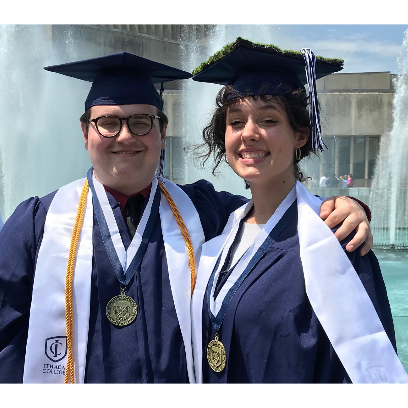 We graduated
