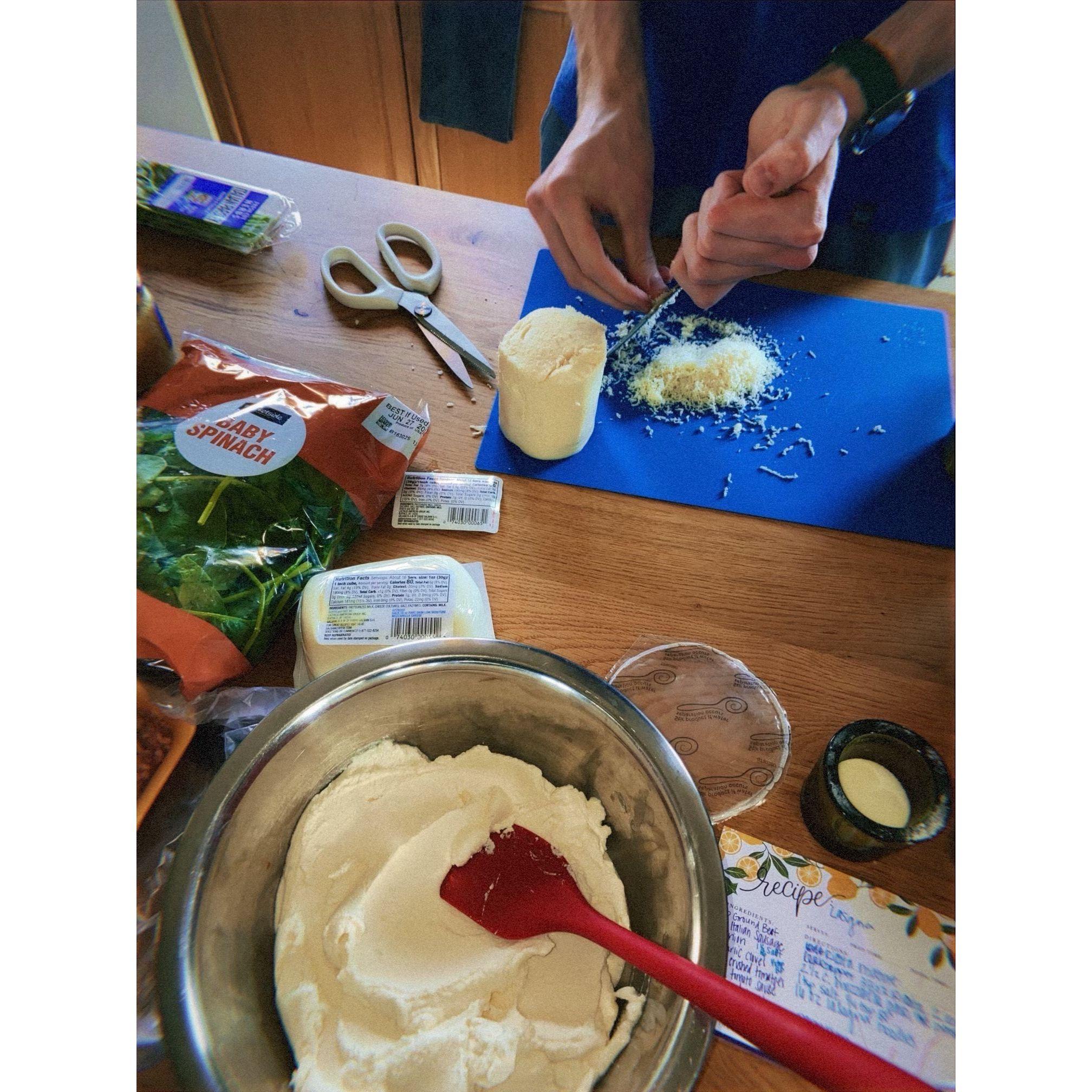 cooking together