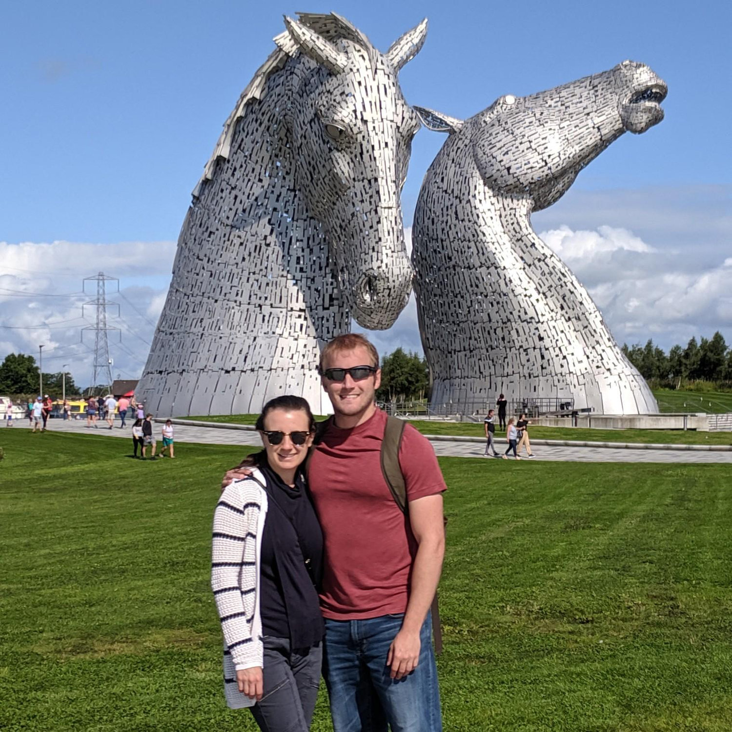 The Kelpies, Scotland - August, 2019