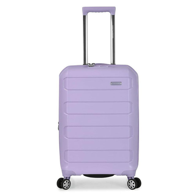 Traveler's Choice Pagosa Indestructible Hardshell Expandable Spinner Luggage, Lavender, Carry-on