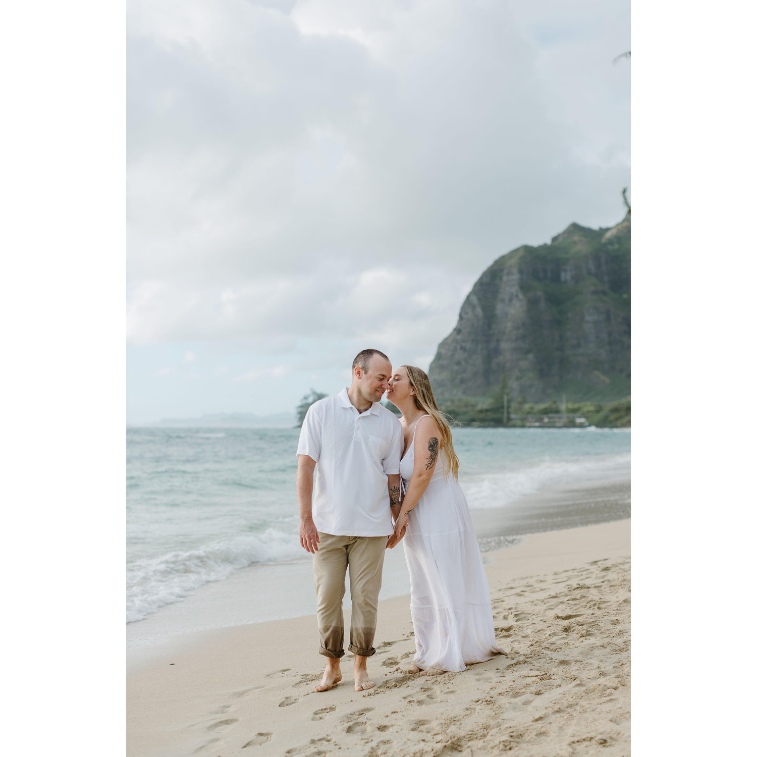 Kate was probably asking James where they were going to get breakfast after this sunrise engagement shoot!