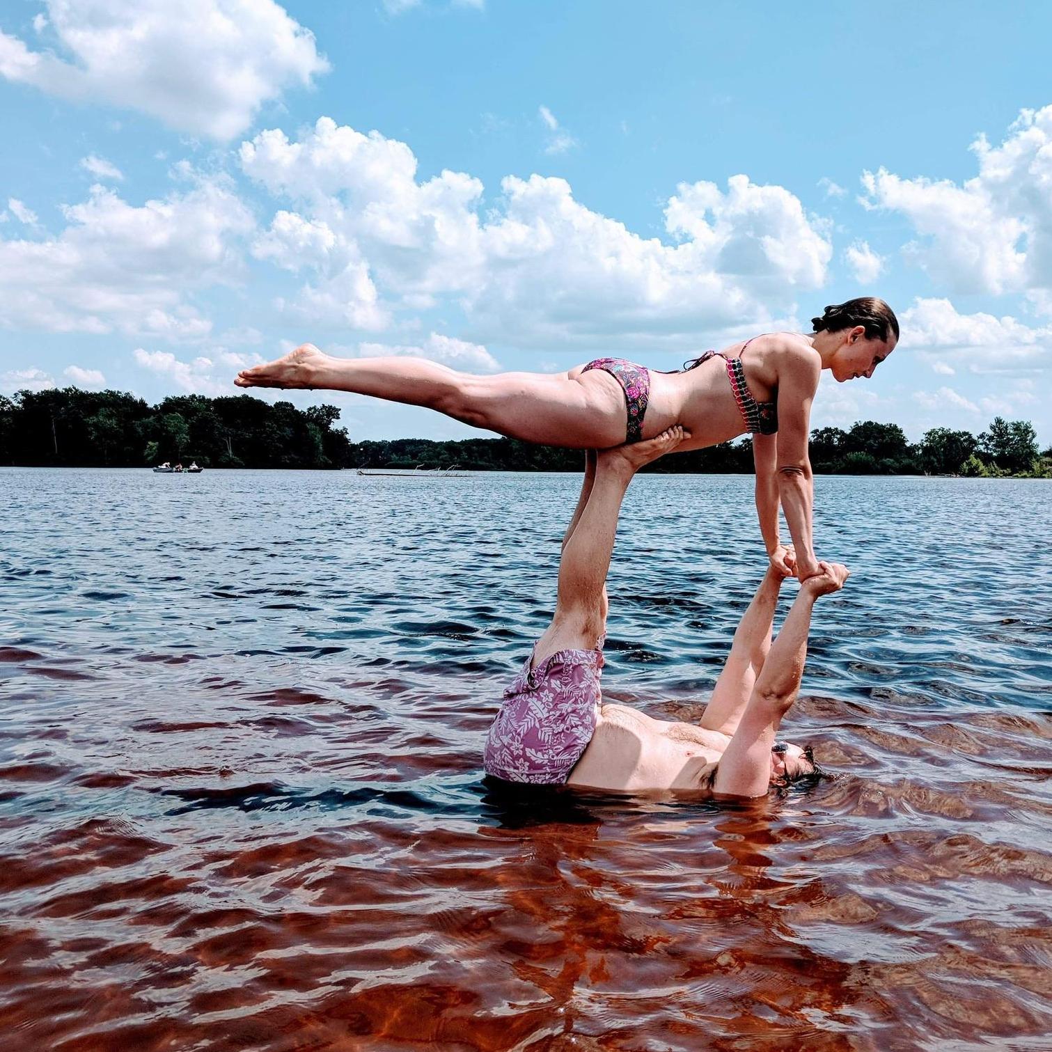 Gladly we don't just love food. We also love Yoga. It's all about balance.
