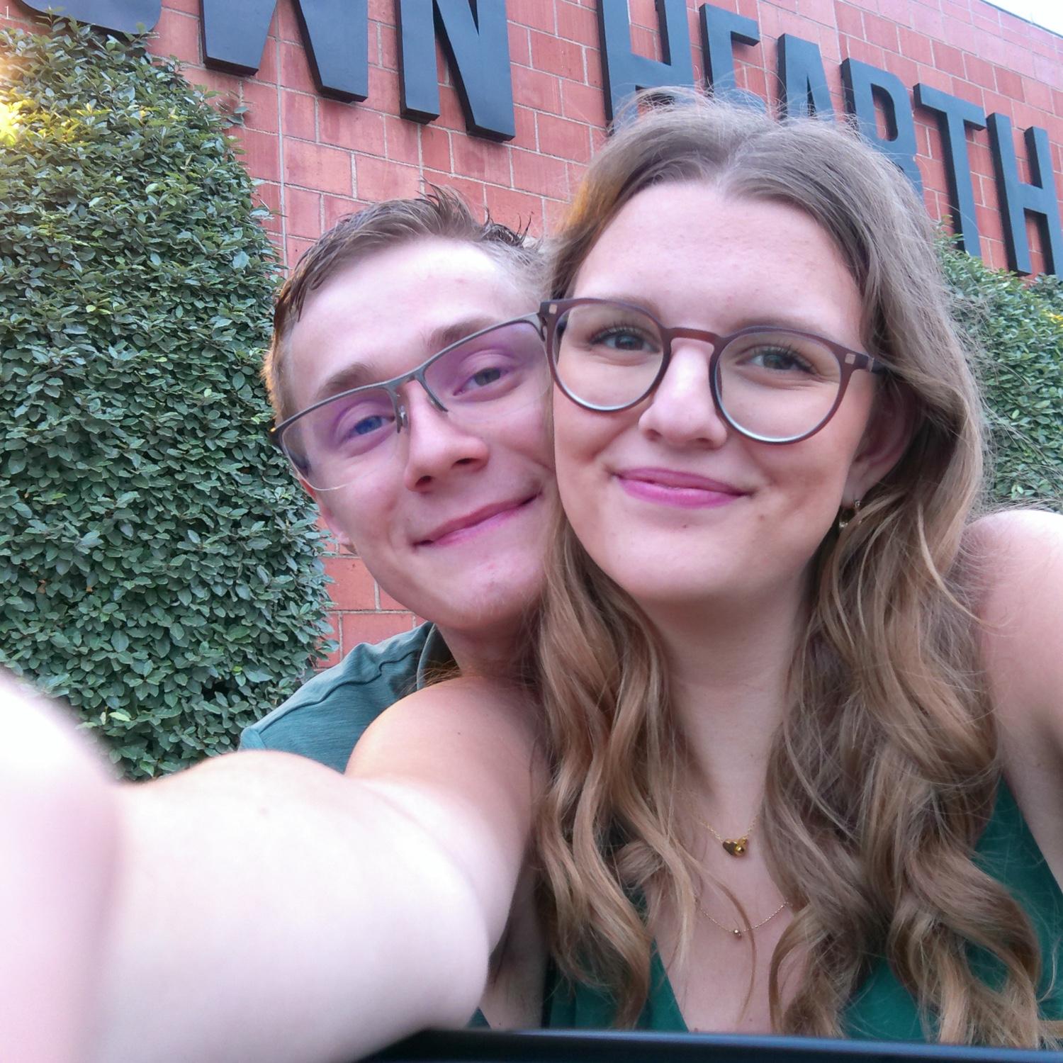 We went to Town Hearth for our one year anniversary!