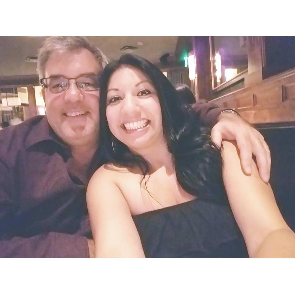 Our 2 month Anniversary at our first date spot Eddie V's.
