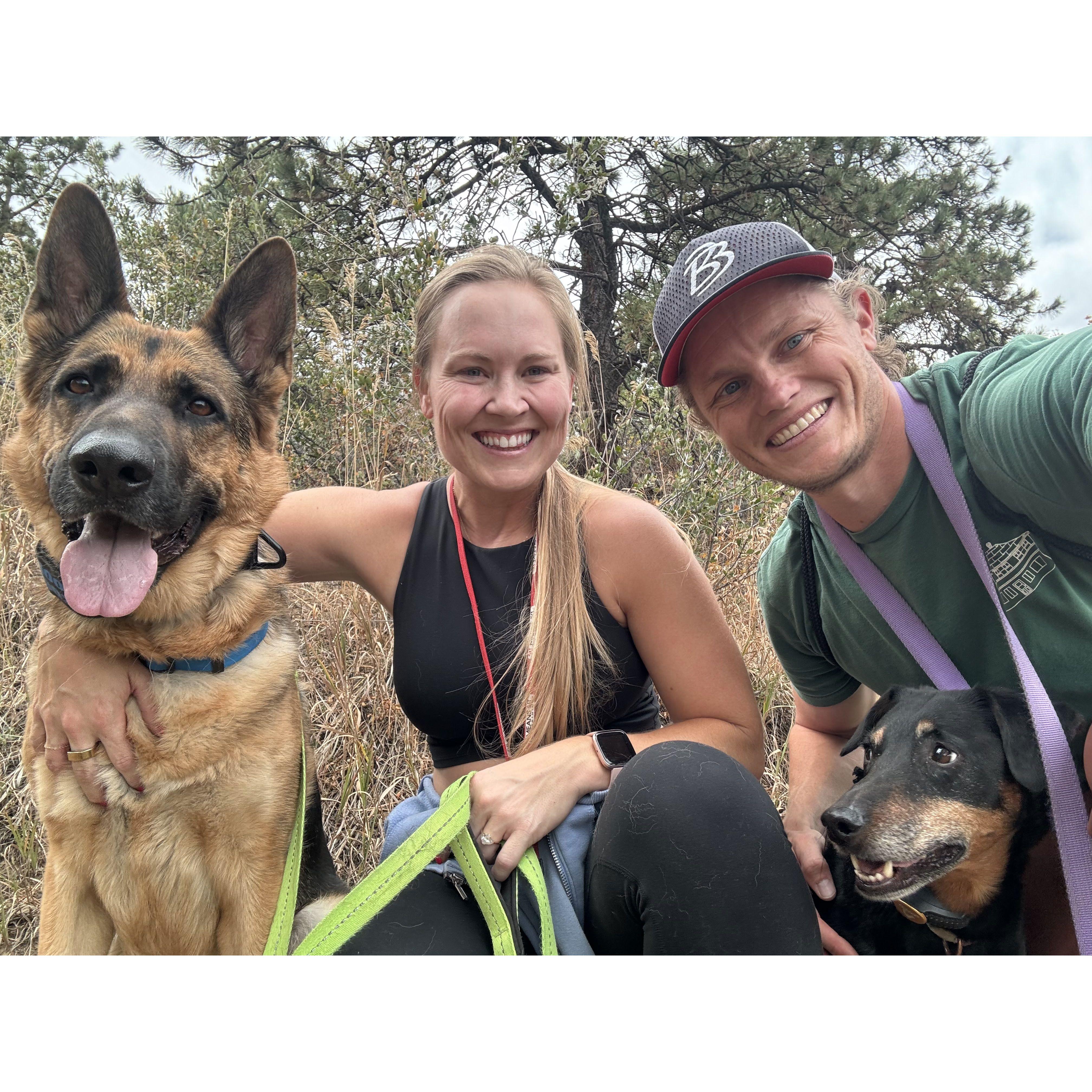 Family hike (Chad has to convince Gianna to go)