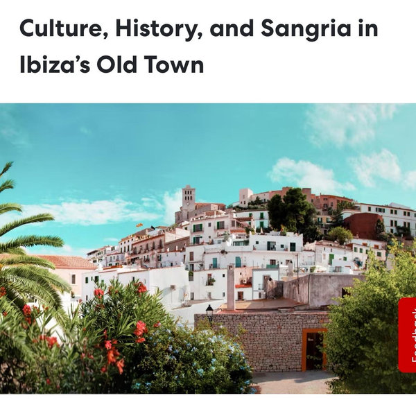 Ibiza Culture, History, and Sangria in Old Town