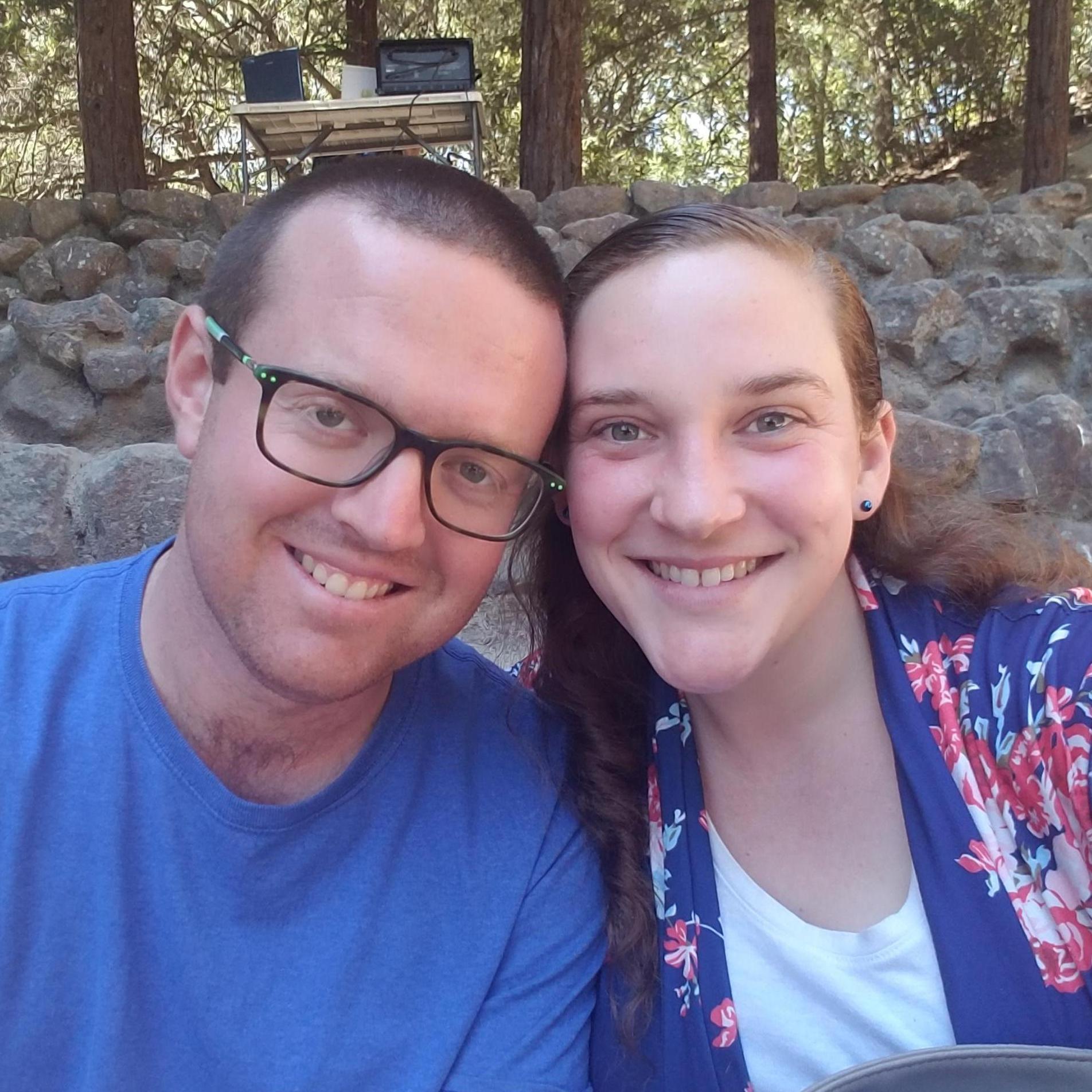 At a play in an outdoor amphitheater in Orinda! It was a great show.
