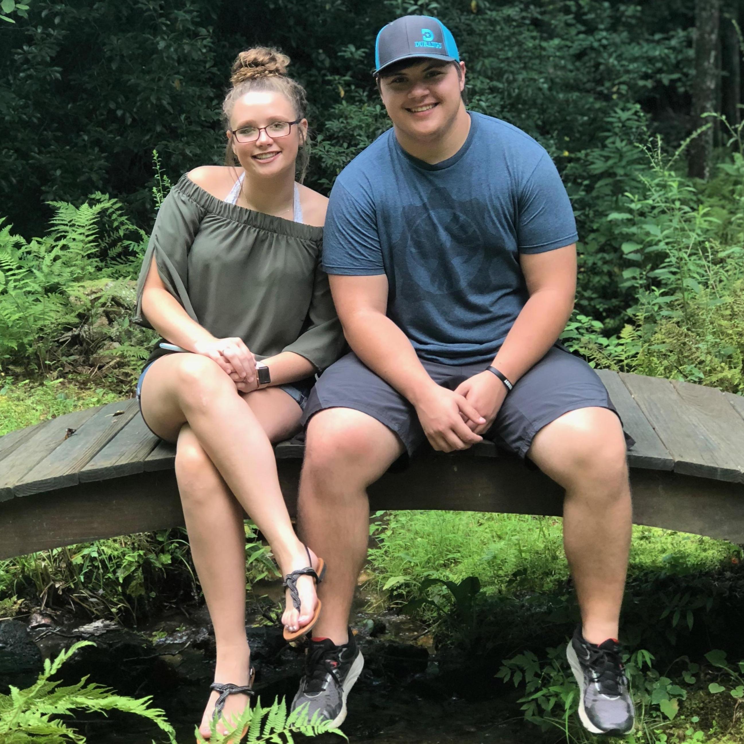 Our first cookout together.