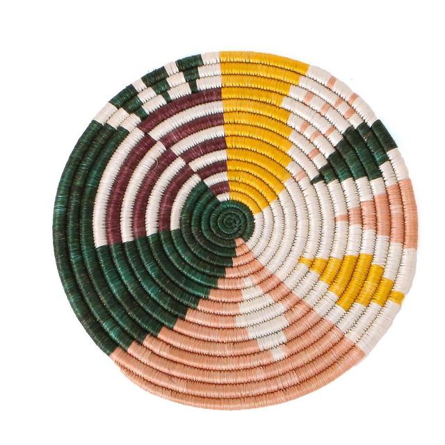 10" Dusty Peach + Fir Biko Hot Pad