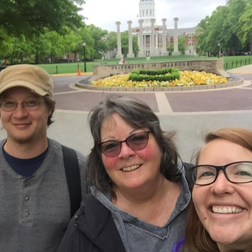 Mom visiting us in Missouri!