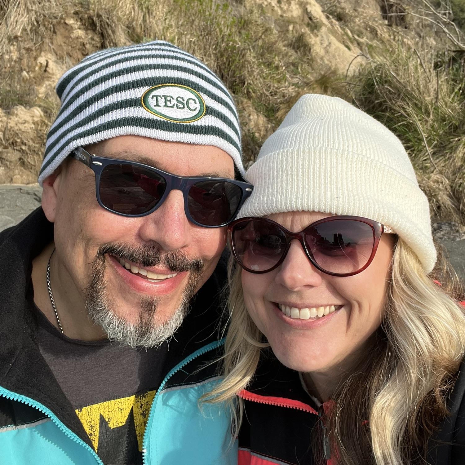 Beach hike and picnic