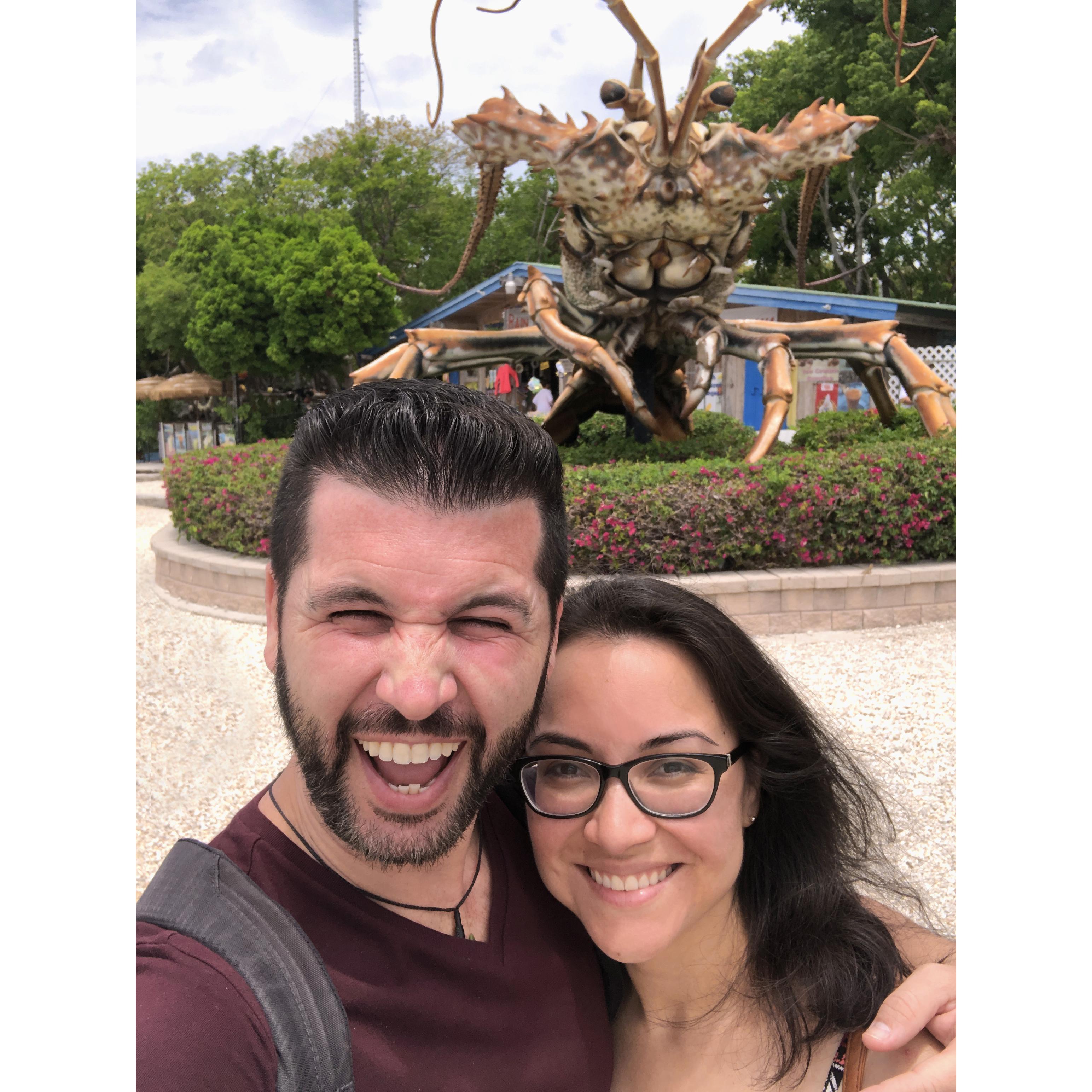 Enjoying tourist traps in the Florida Keys
