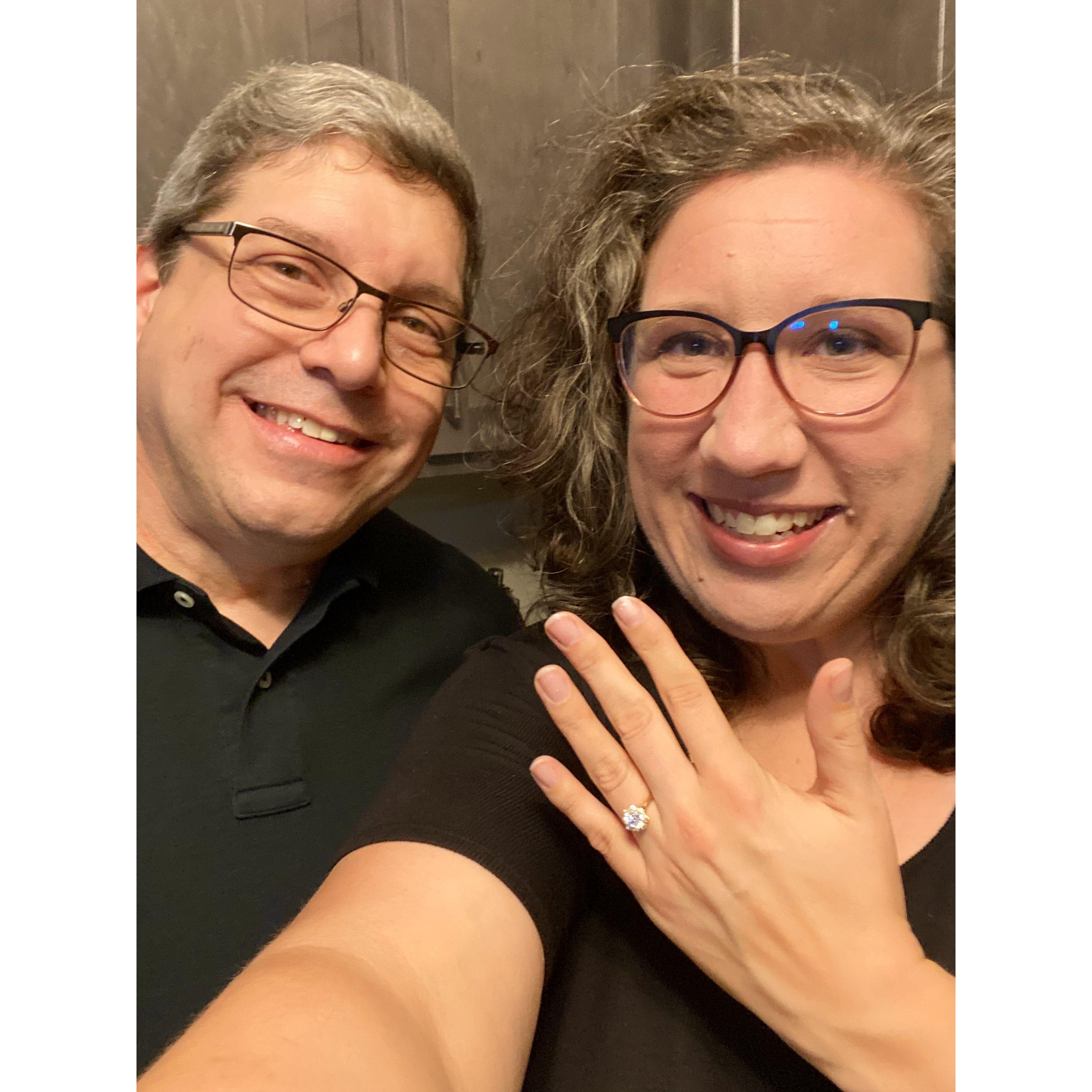 Post-proposal pic!