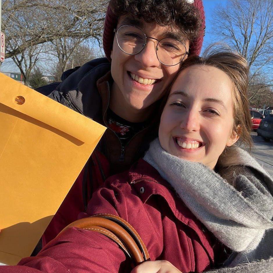 Picking up our marriage license