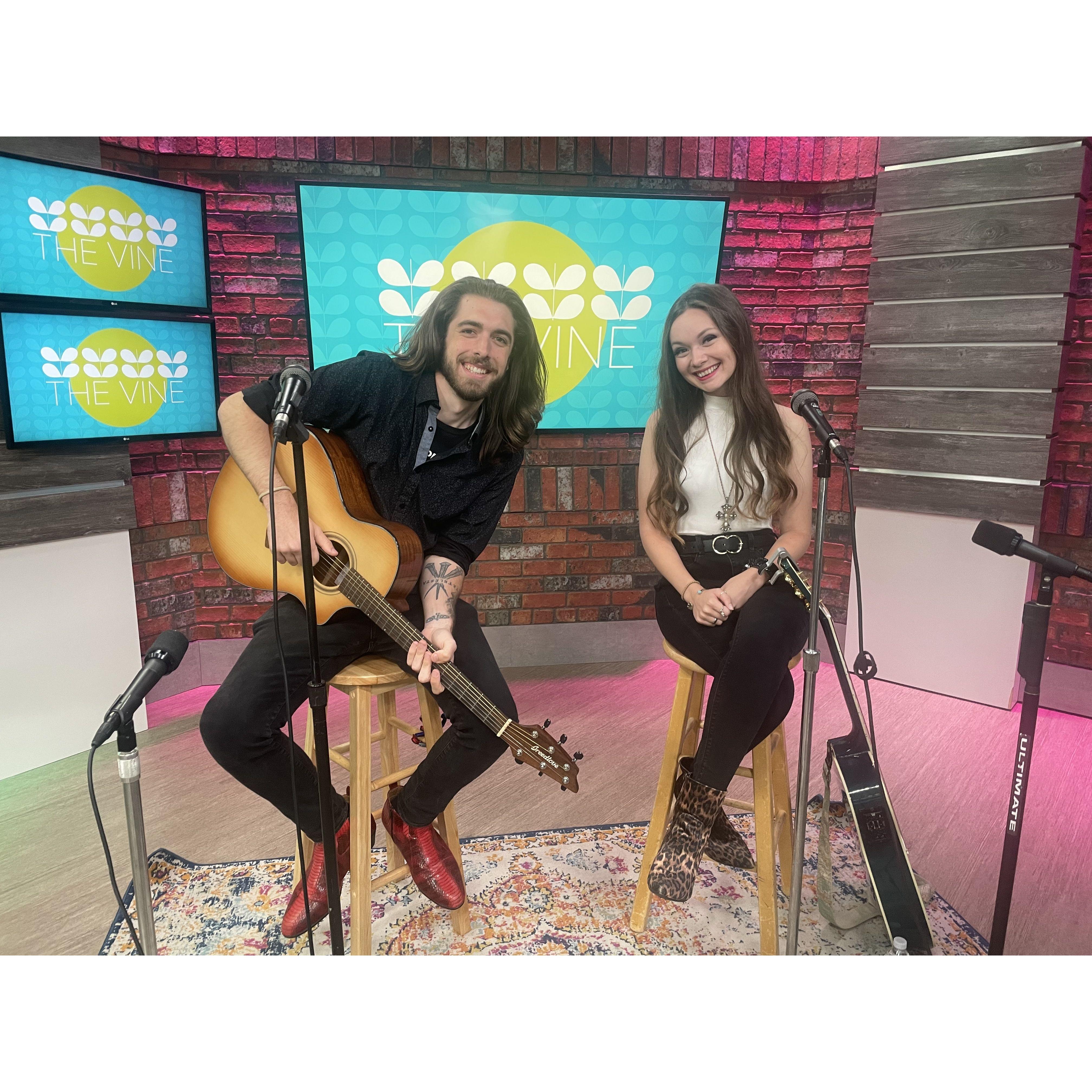 Playing on TV