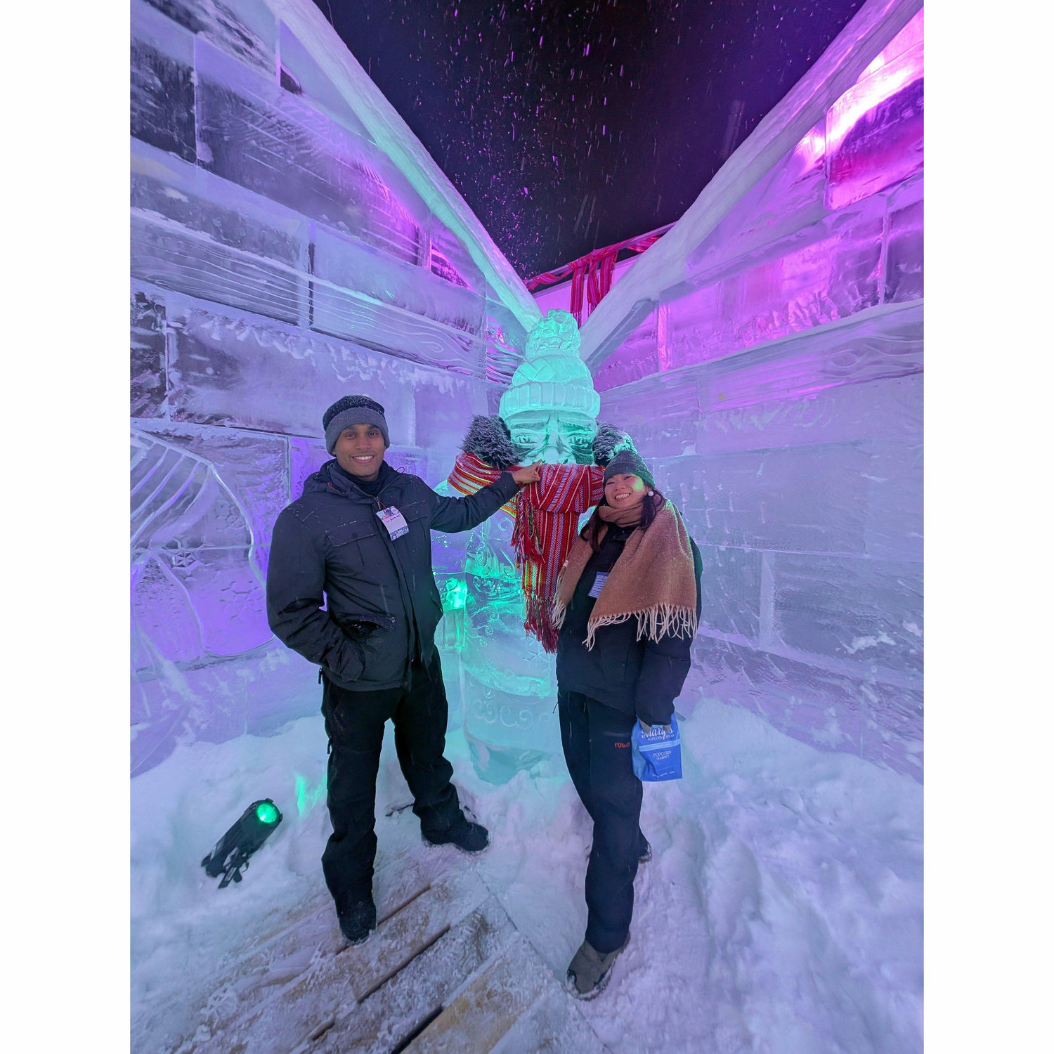 First time to an Ice Castle!