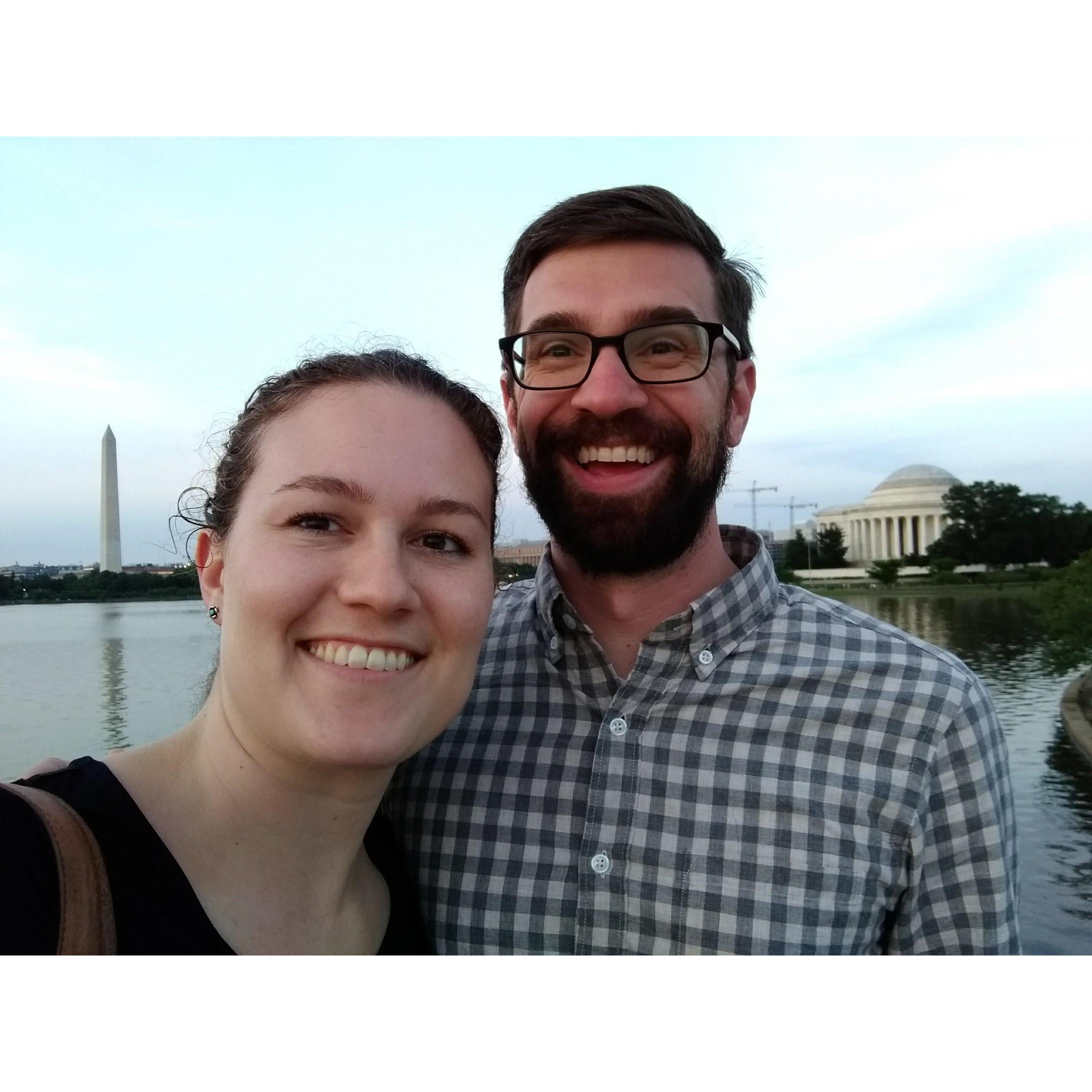 We had a nice time when we met up in DC this past May while I had a training. We walked around appreciating the monuments and museums.