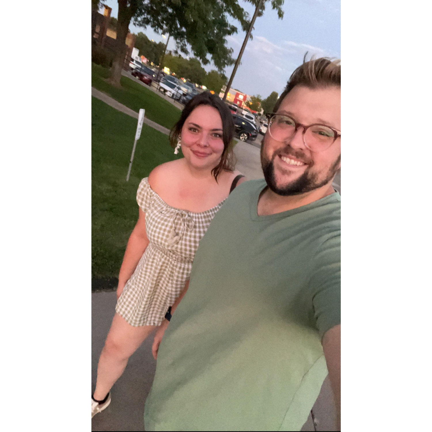 Outside of our favorite place (Chili's)