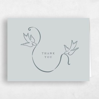 Multi-Colored Wedding Thank You - Camarine Landscape