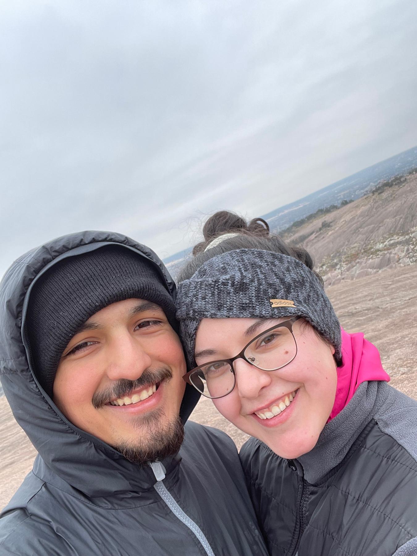 The cold, windy proposal day!
