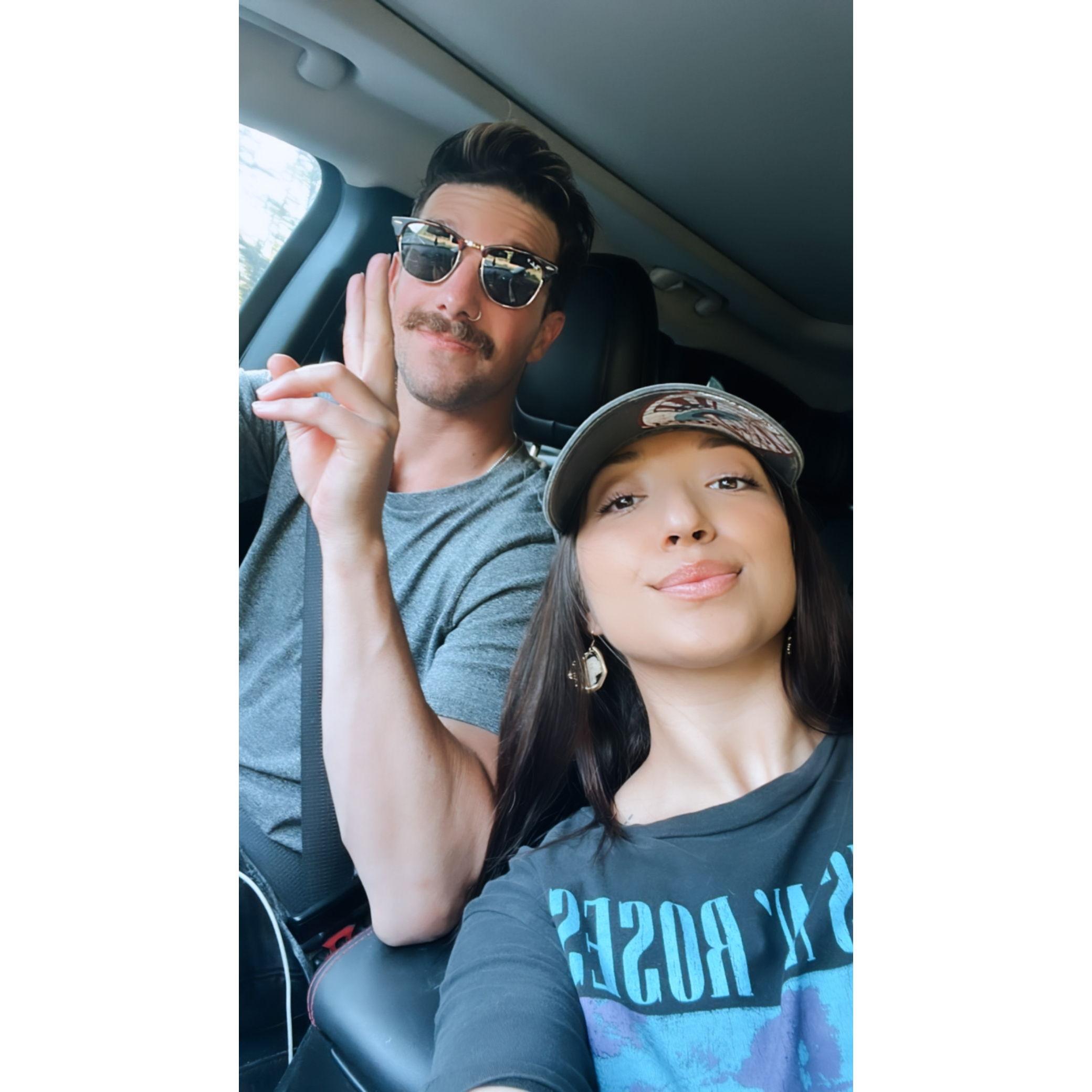 On our way to see our favorite rapper in concert, NF!