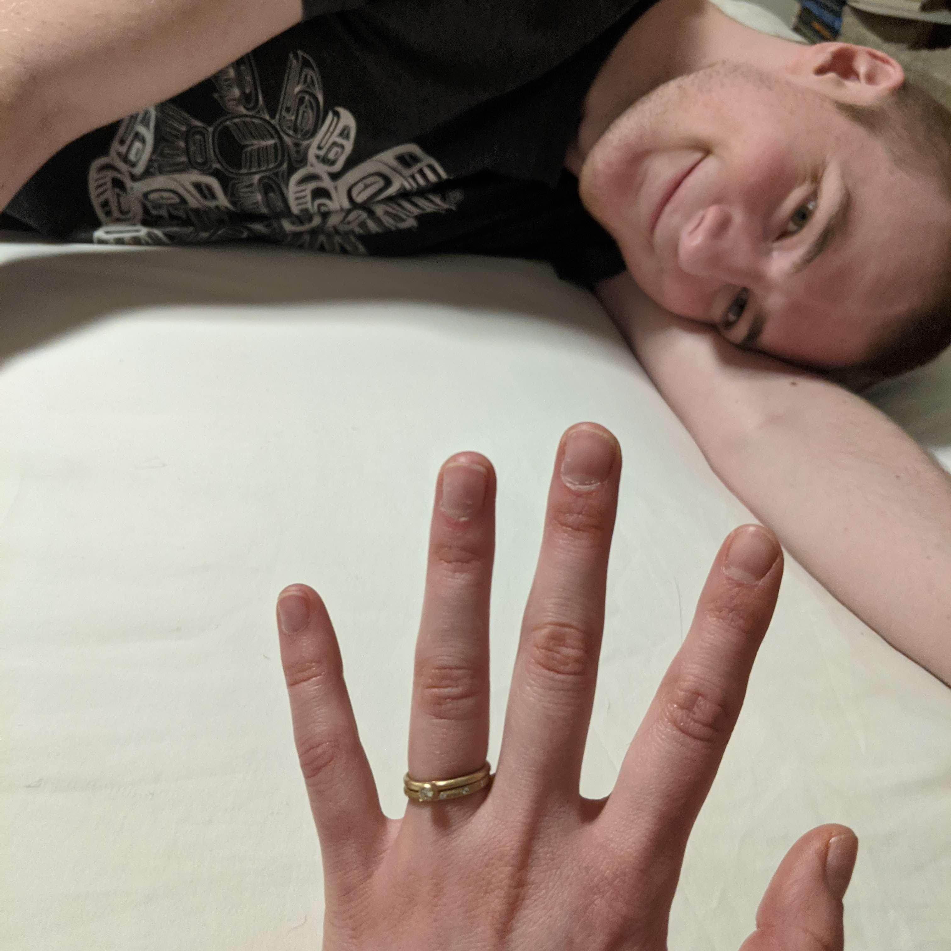 The night we got engaged - 2020