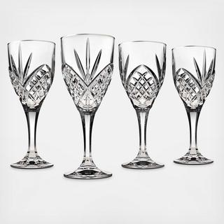 Dublin Banded Wine Goblet, Set of 4