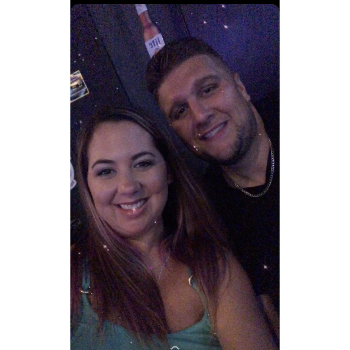 Nicolle took 1st picture of us to send to her mom.