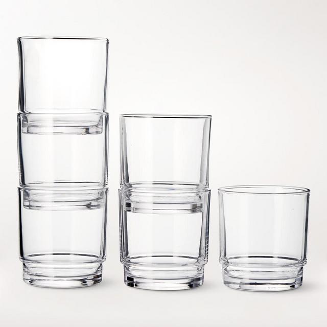 Williams Sonoma Pantry Stacked Tumblers, Set of 6