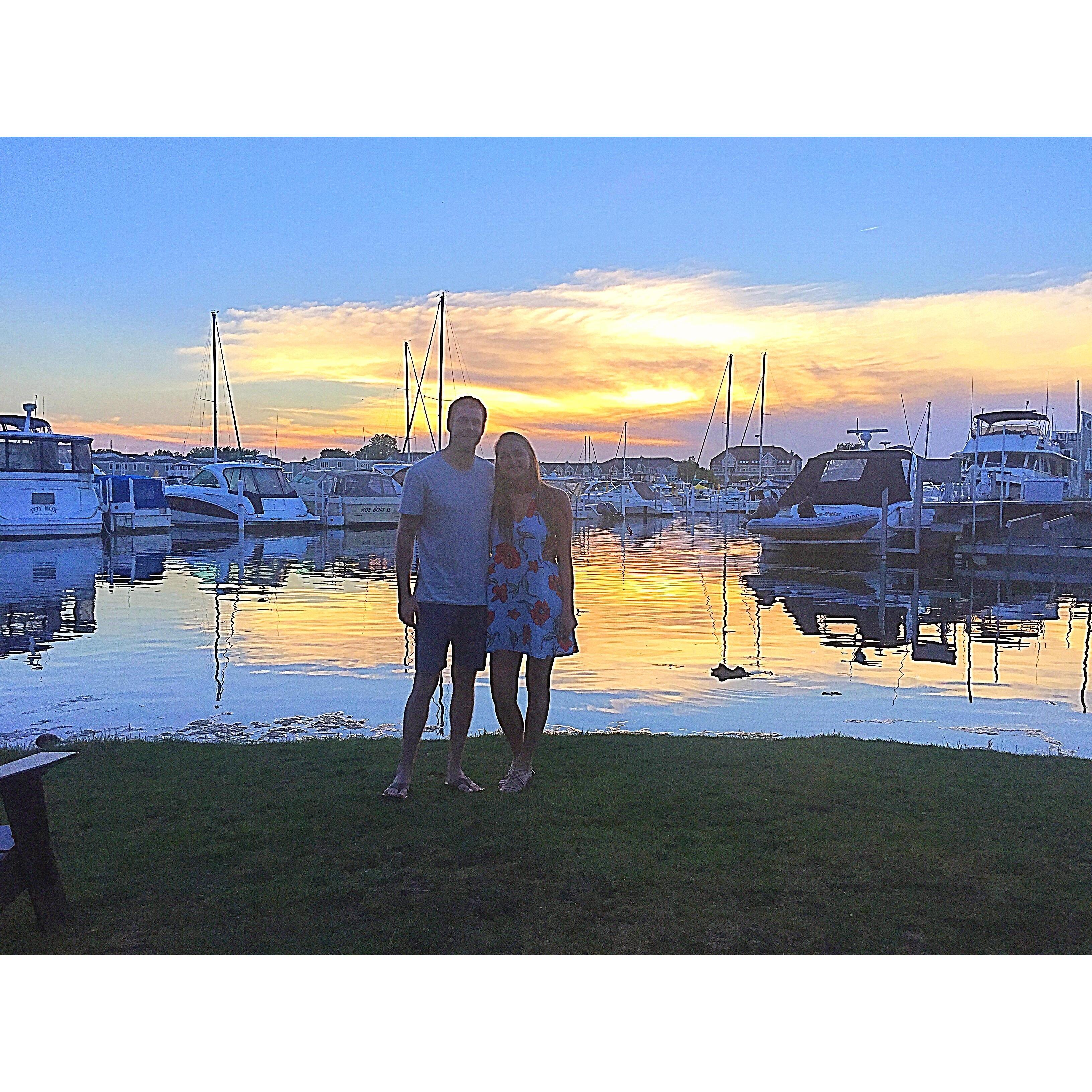 sunsets and quick getaways to new buffalo is one of our favorite parts of every summer