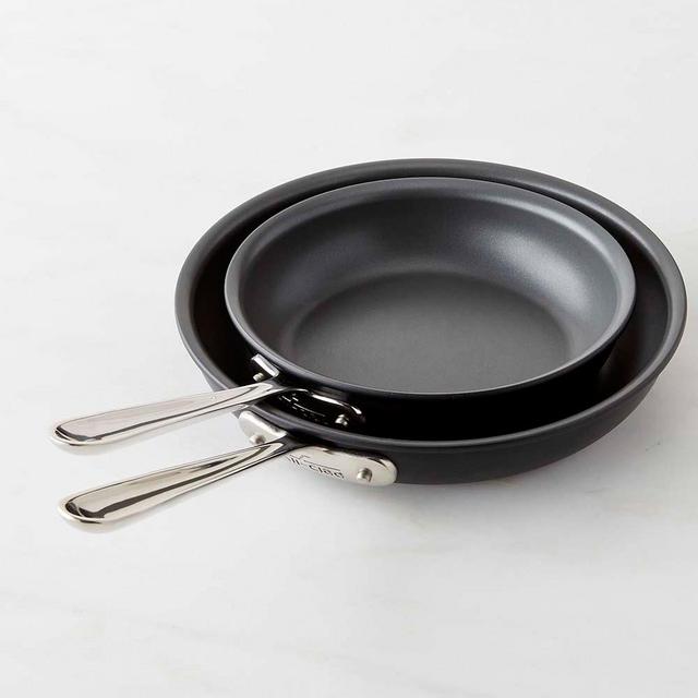All-Clad NS1 Nonstick Induction Fry Pan Set with Lids
