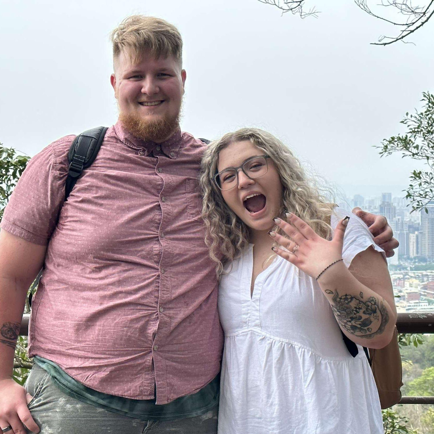This was right after Josh proposed to Sydney.