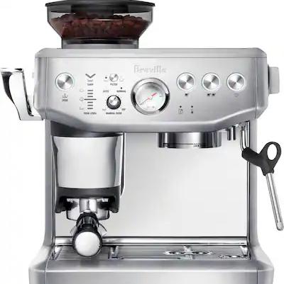 Breville - the Barista Express Impress Espresso Machine - Brushed Stainless Steel