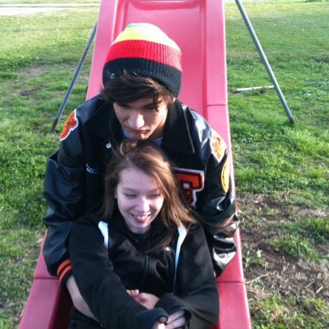 Major throwback to our very first picture together! We were just kids ❤️ :3