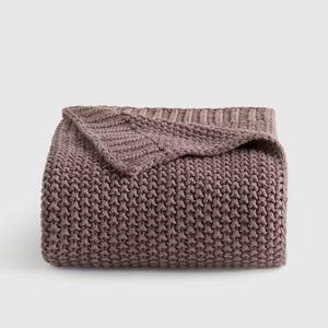 Cotton Fisherman Throw in Fig