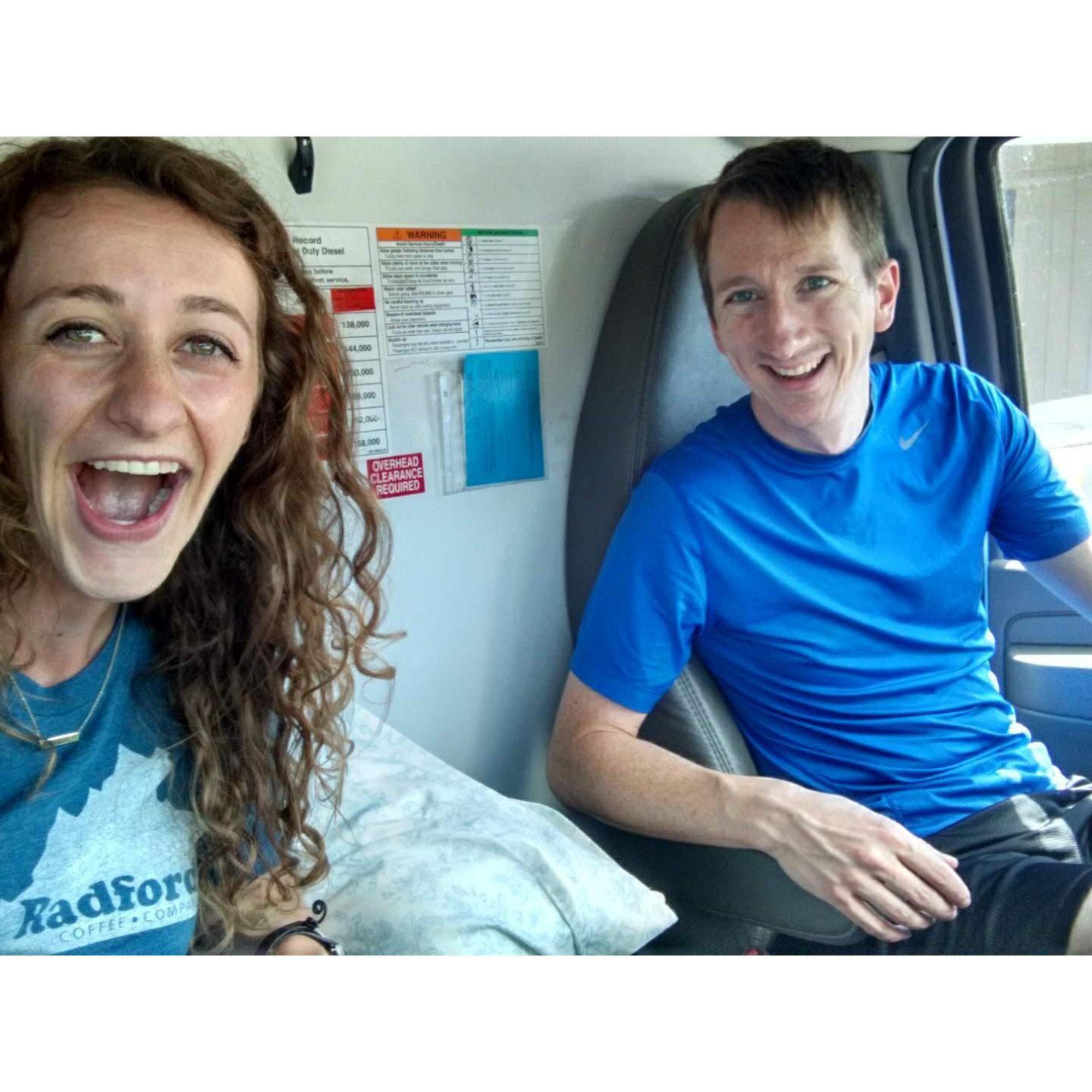 There were two moving trucks and multiple road trips to finally reduce the distance between us to just a couple of miles. We were pretty stoked about it!