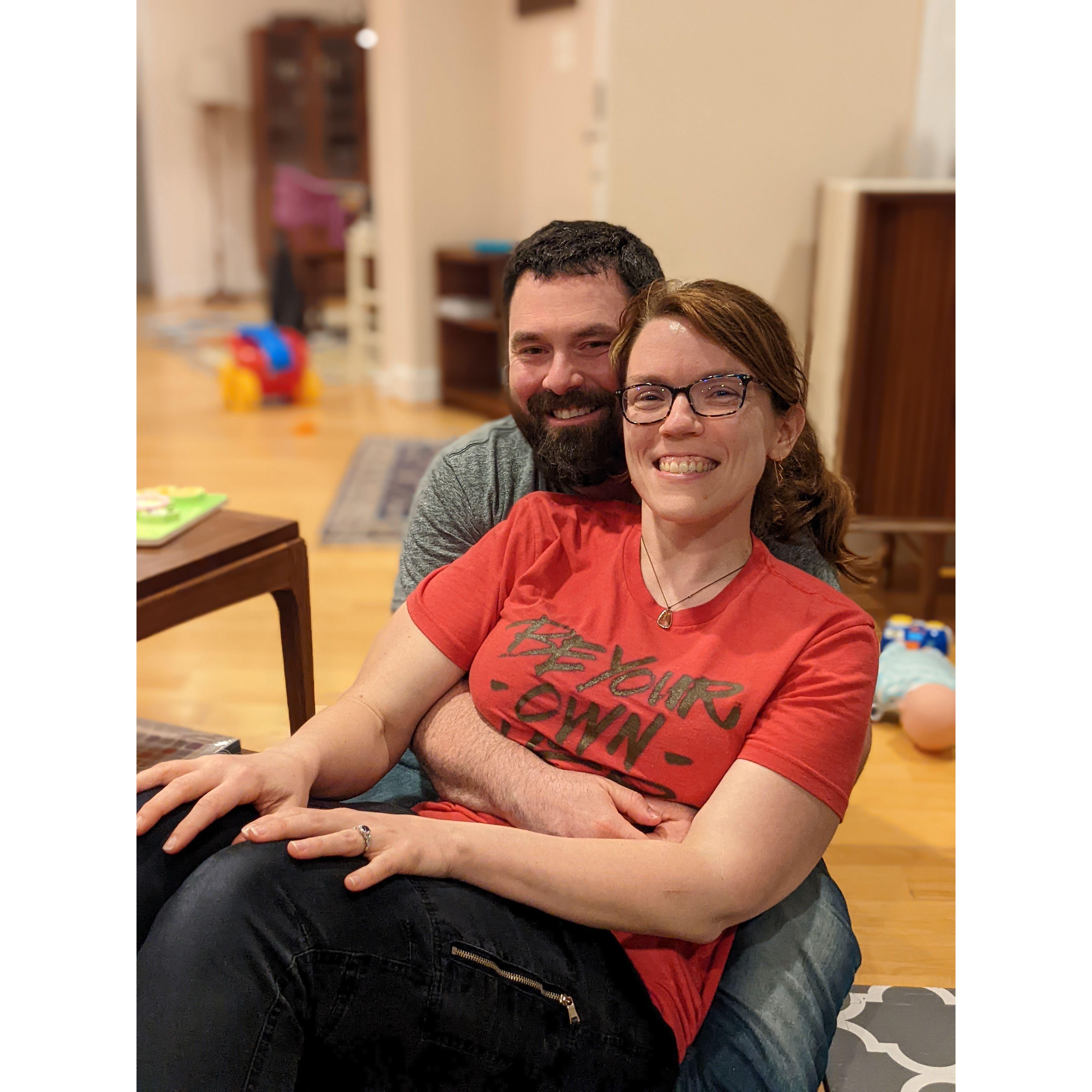 The night we got engaged!