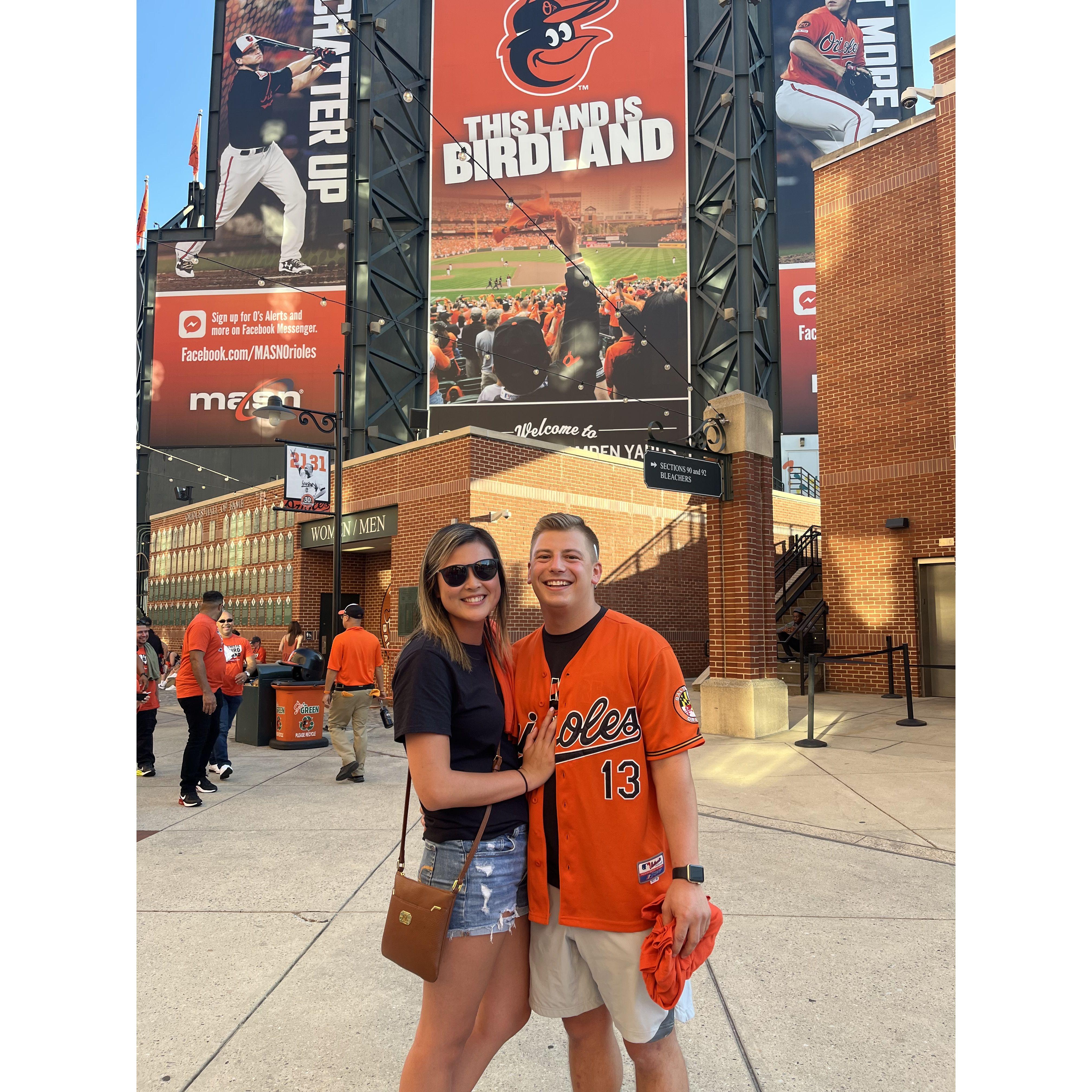 Our first Orioles Game - June 2022