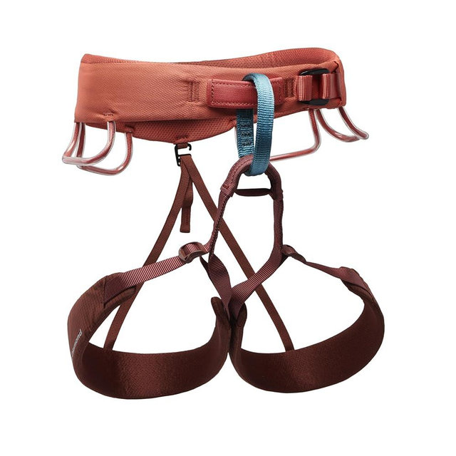 BLACK DIAMOND Women’s Momentum Rock Climbing Harness | Dual Core Construction | Adjustable Waist & Leg Loops | Lightweight
