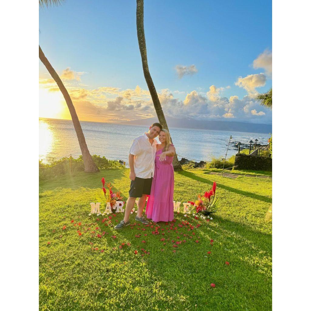 This is the beautiful spot Jeremy proposed