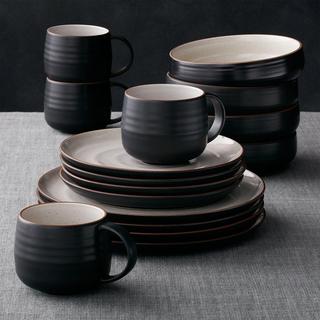 18th Street 16-Piece Dinnerware Set, Service for 4