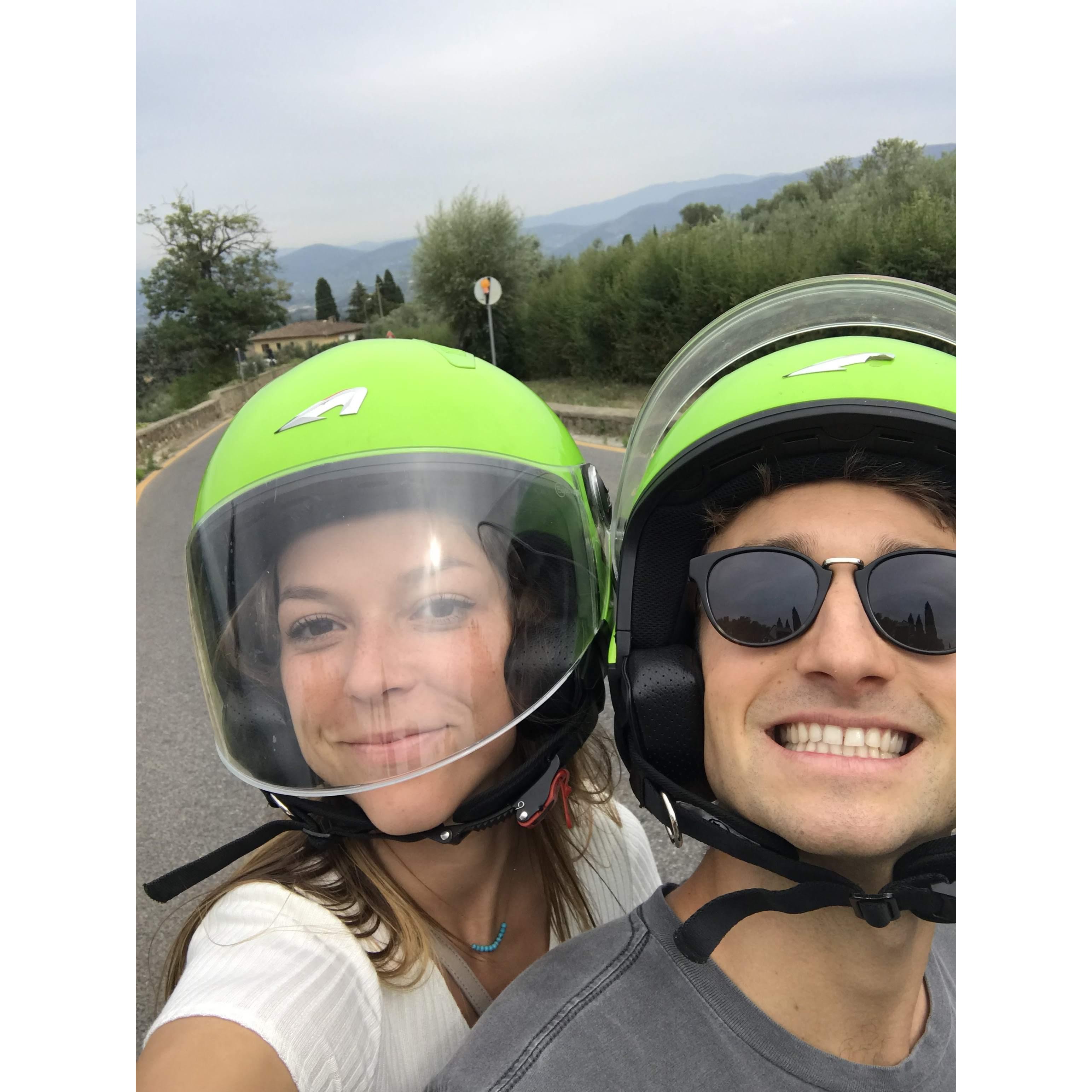 Vespa'ing in the Italian countryside