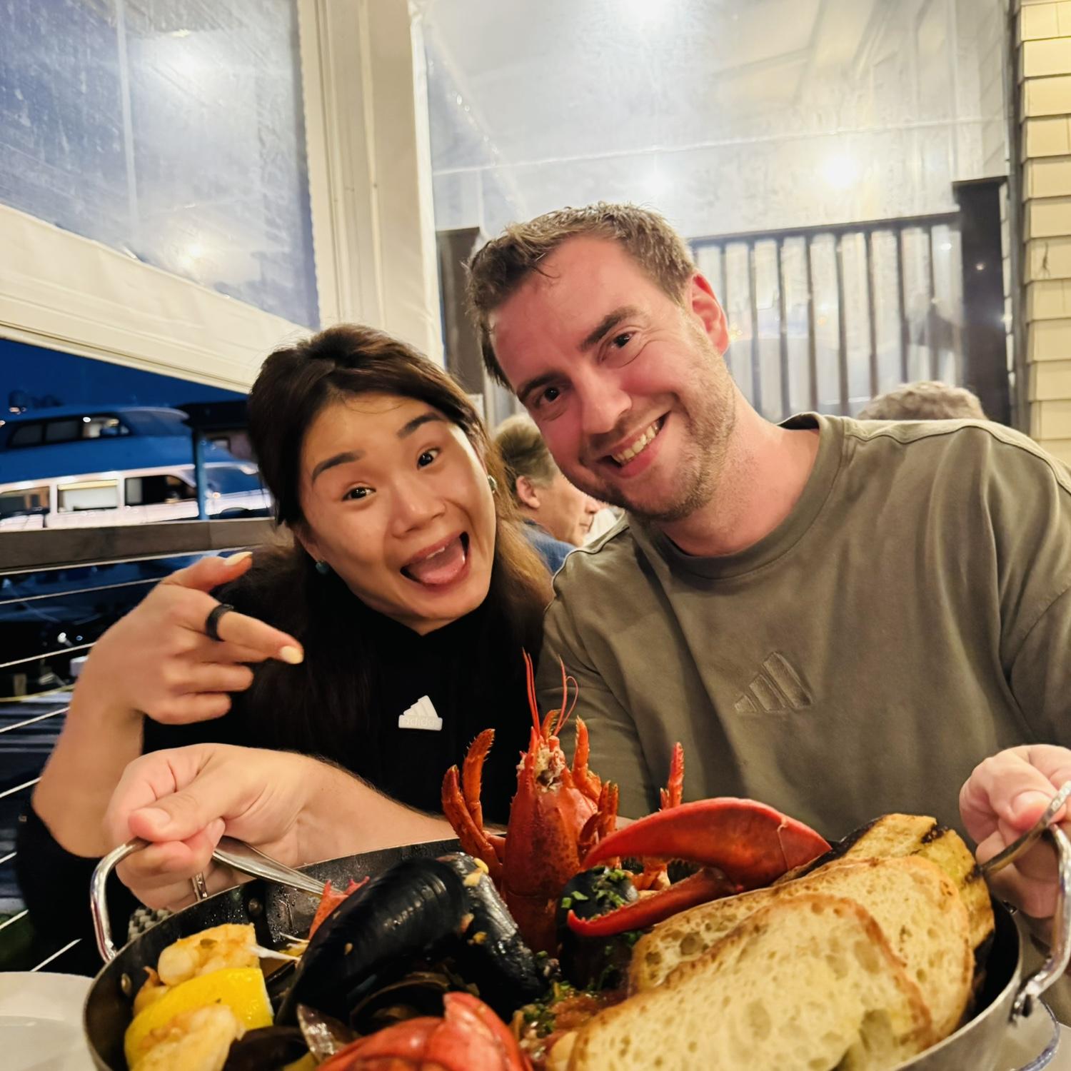 🦞 A giant Seafood Bouillabaisse feast in Newport, Rhode Island