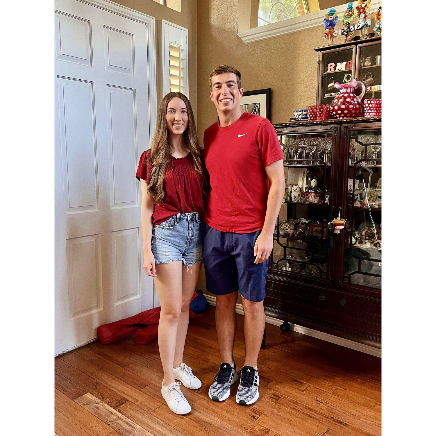 Another early photo of us taken on July 3rd 2024 before going to see some fireworks together!