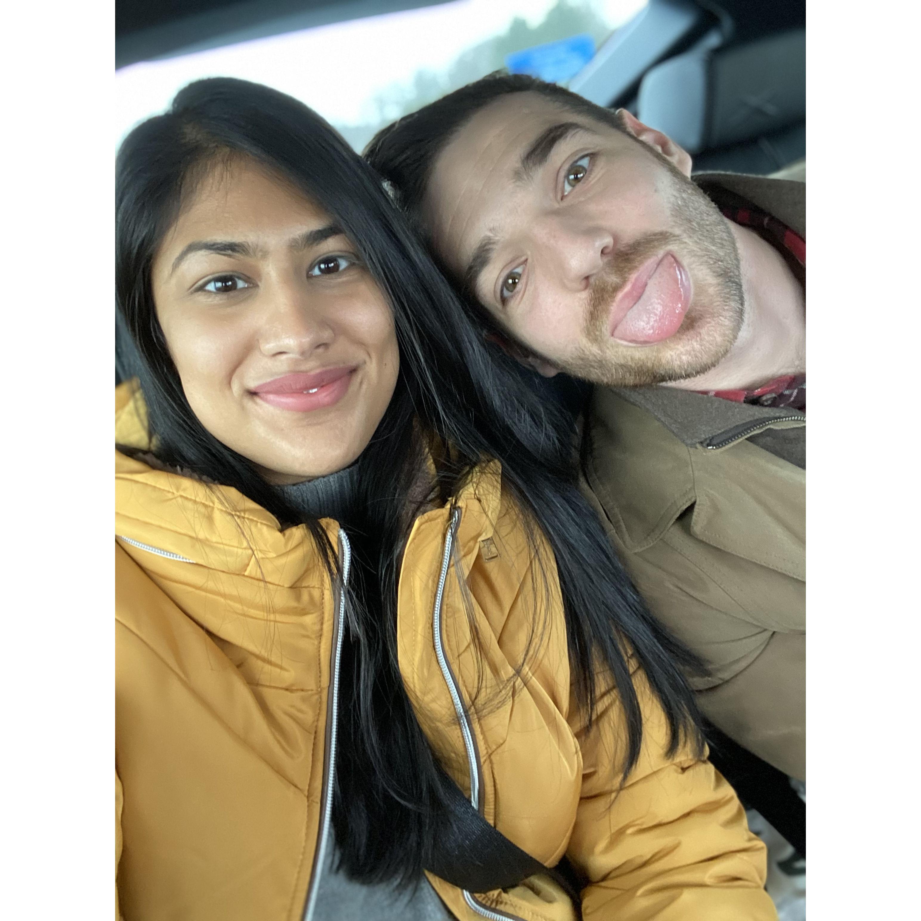 Driving somewhere in Toronto...